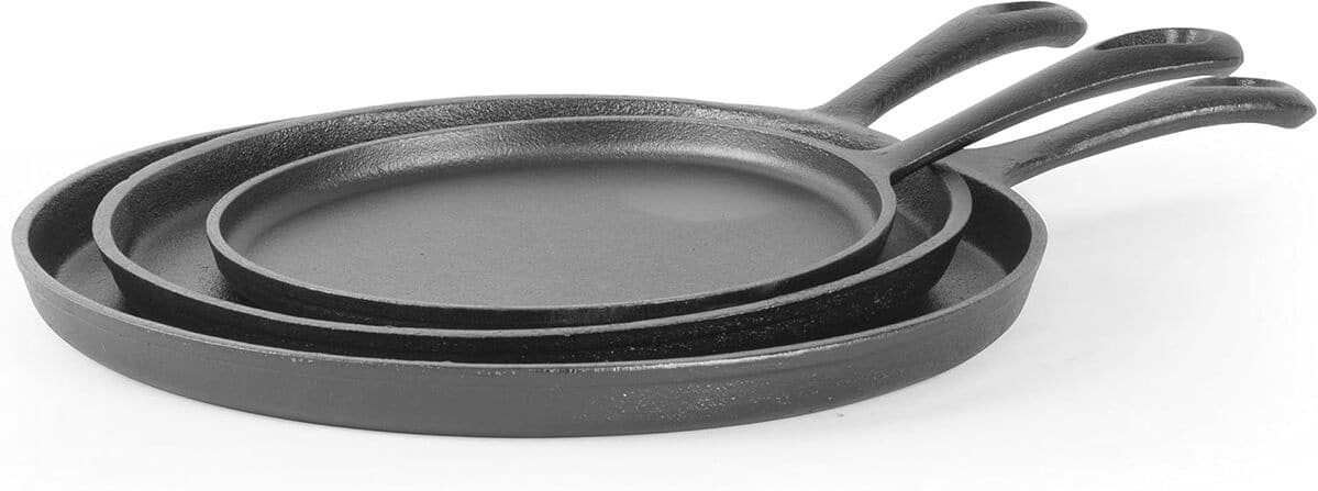 Test de la poêle grill en fonte Commercial Chef CHCI81012