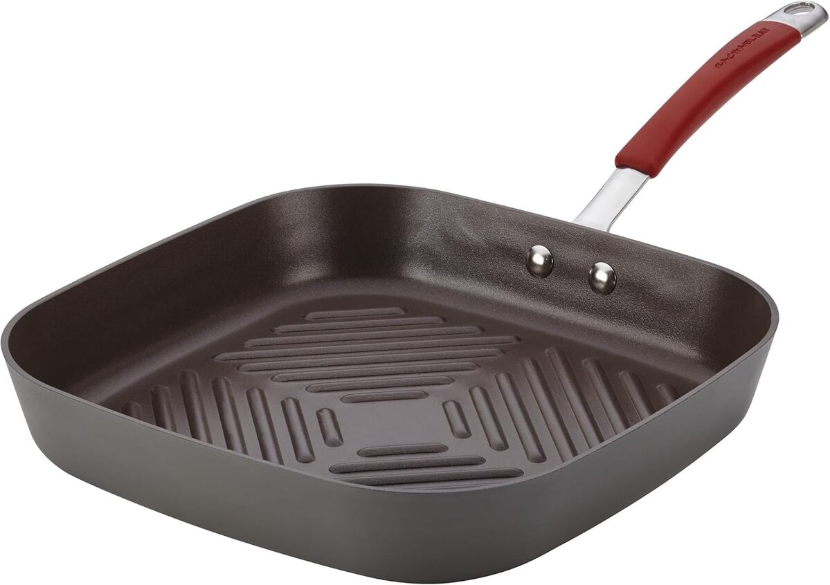 Test de la poêle grill Rachael Ray Cucina, 27, 9 cm anodisée
