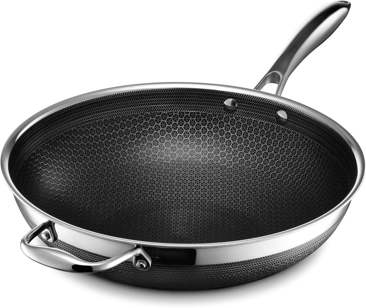 Test du wok hybride HexClad 12 pouces antiadhésif