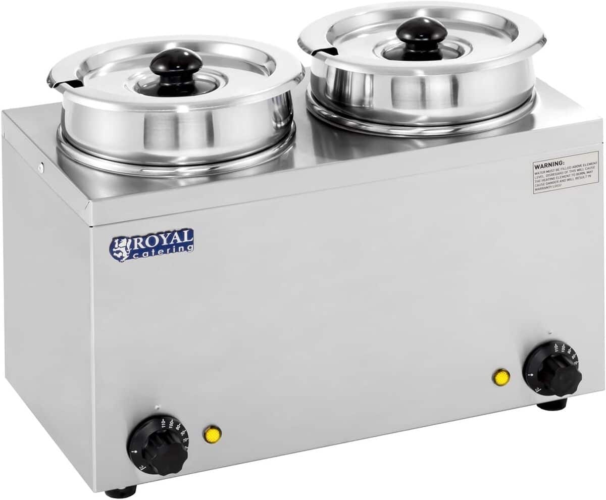 Test du distributeur de soupe Royal Catering RCBM-2/4R : efficacité et polyvalence