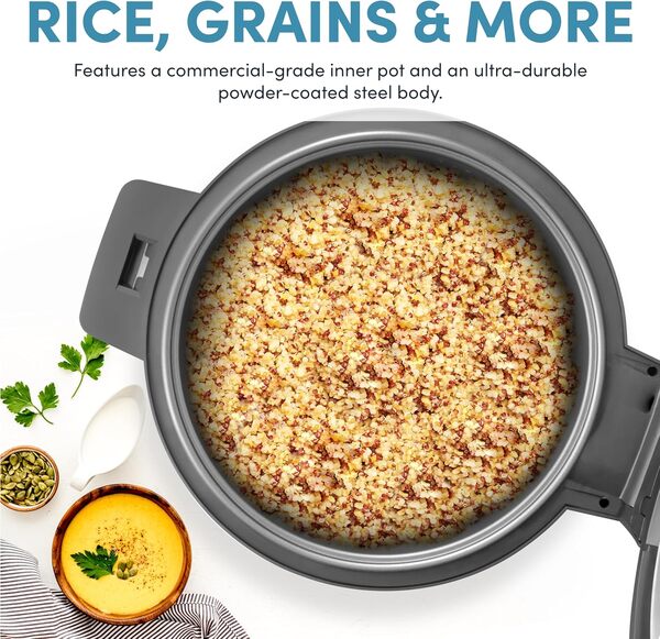 Aroma 60-Cup (Cooked) Commercial Rice Cooker, Stainless Steel by Aroma