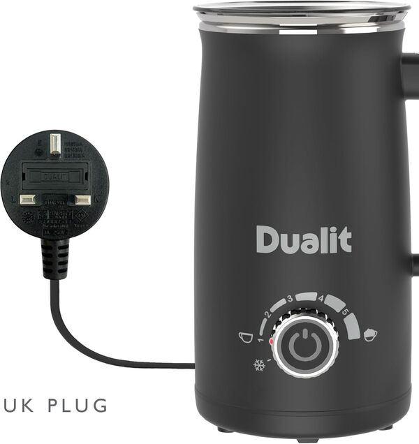 Dualit Mousseur à lait Max – Capacité 540 ml – Très grand mousseur à lait – Fonction chocolat chaud – Grande poignée