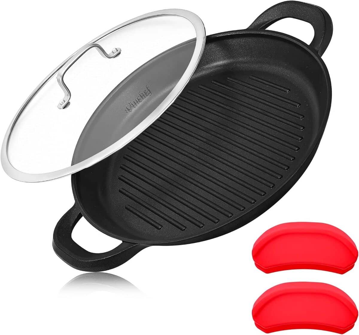 Test de la poêle à griller Vinchef GRANITEC 33 cm