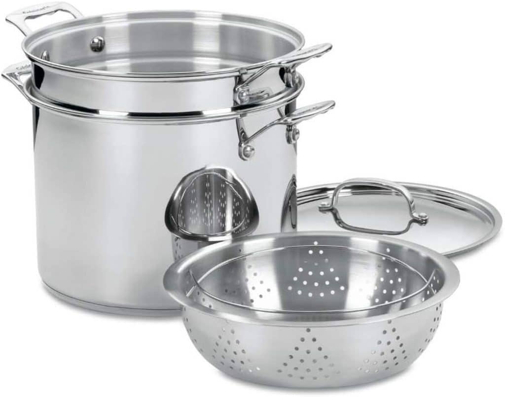 Test du cuiseur vapeur Cuisinart 77-412 en inox