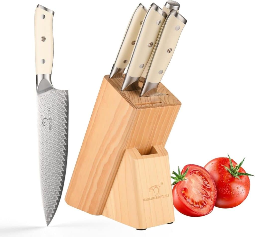 Test du set de couteaux professionnels Nanfang Brothers Damascus