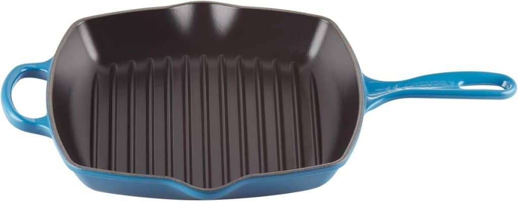 Test : le Creuset grill en fonte carré 26 cm