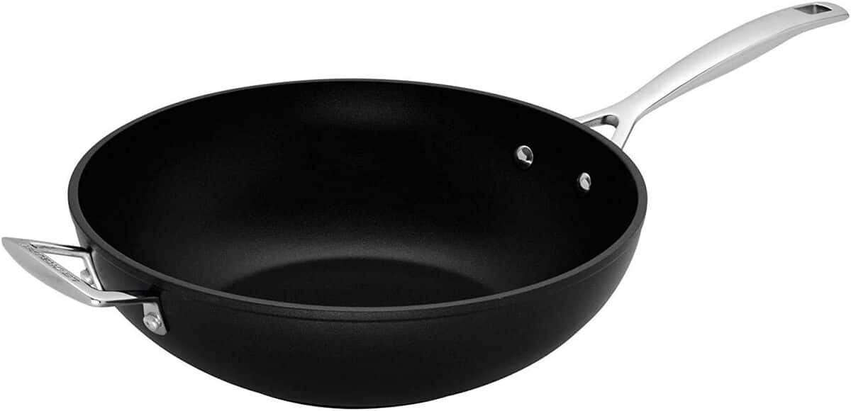 Test : poêle wok anti-adhérente Le Creuset 30 cm