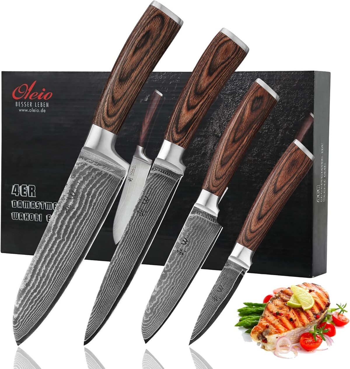 Test : wakoli Edib, set de couteaux de cuisine en damas