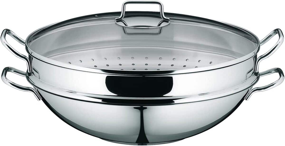 Test de l'ensemble wok Macao WMF 36 cm en inox