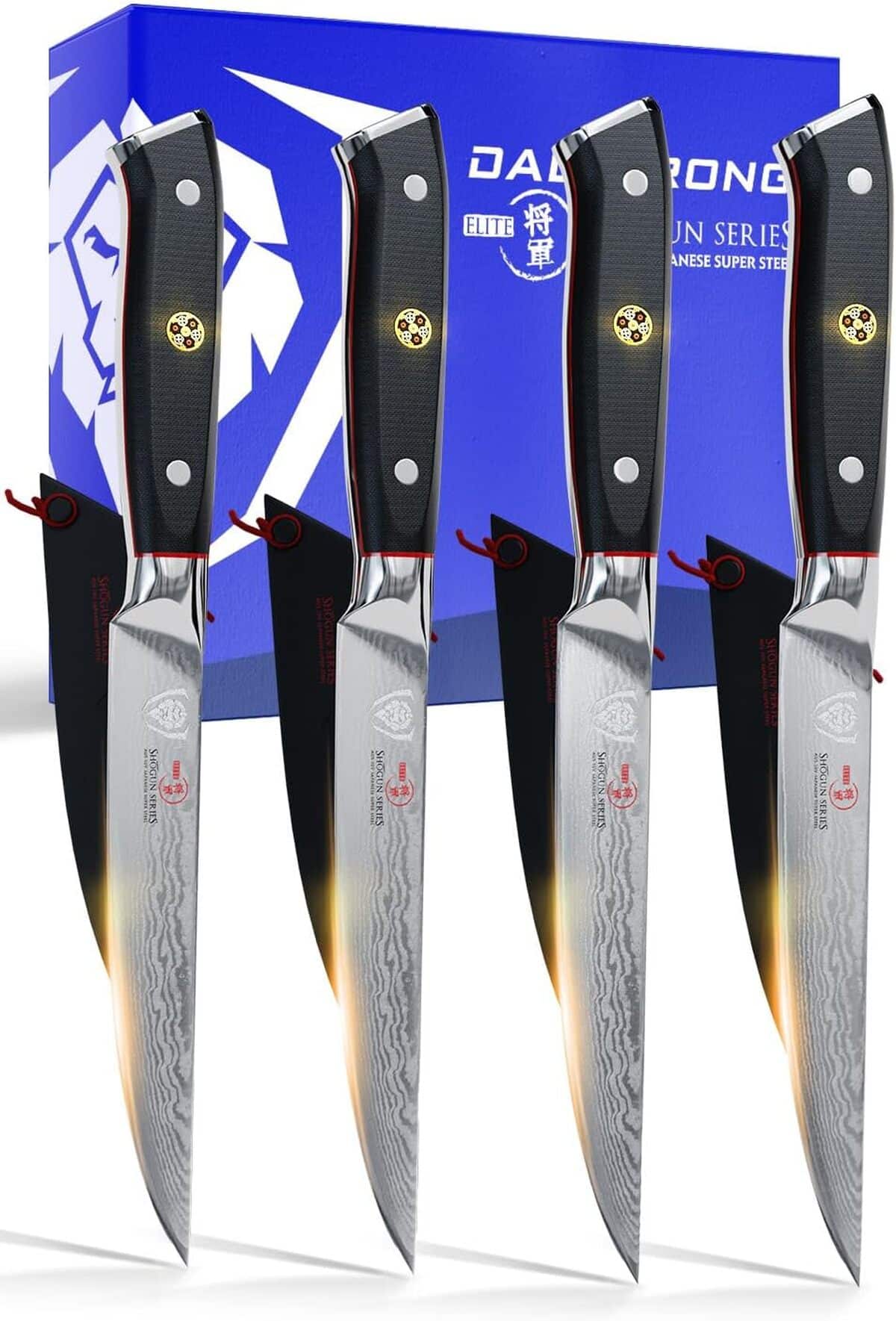 Test du set de couteaux à viande Dalstrong Shogun
