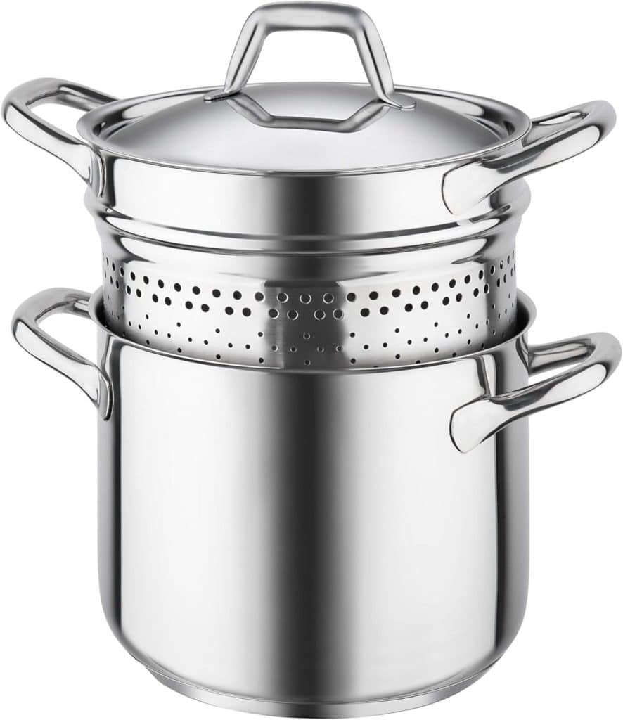 Test du spaghettiere Barazzoni Chef Line 22 cm en acier inoxydable