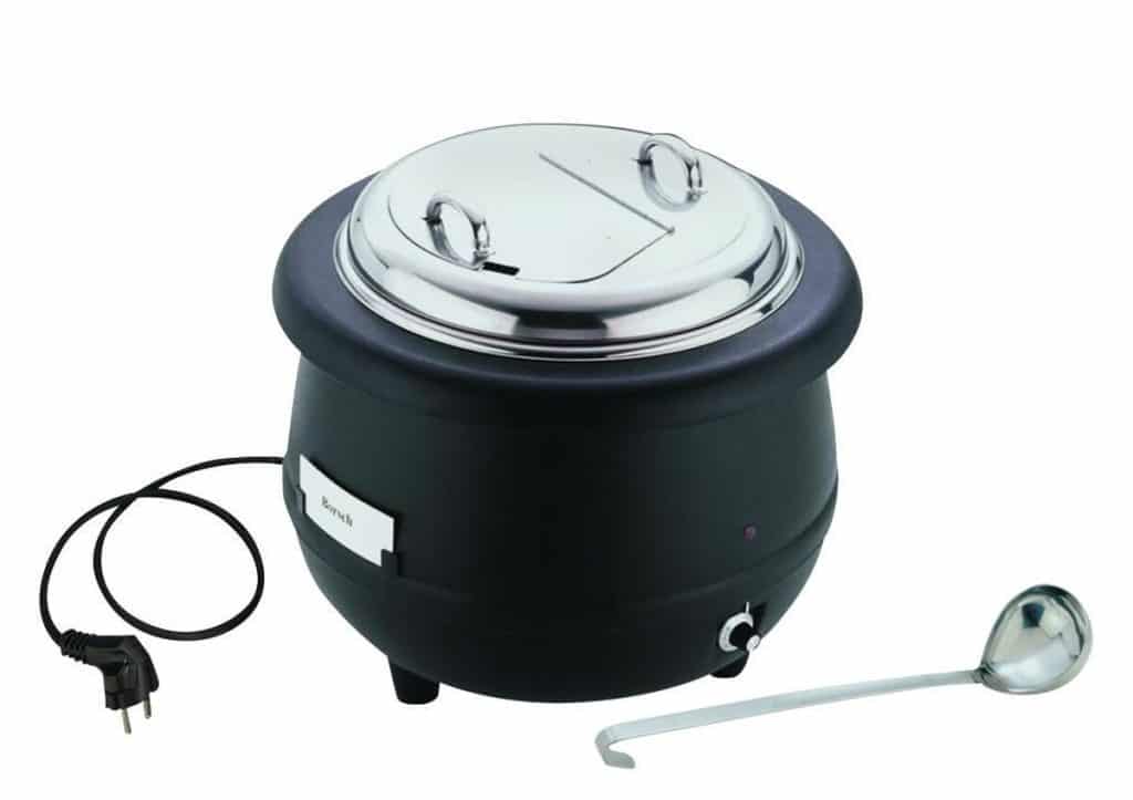 Test : marmite à soupe électrique APS 10L en aluminium et inox