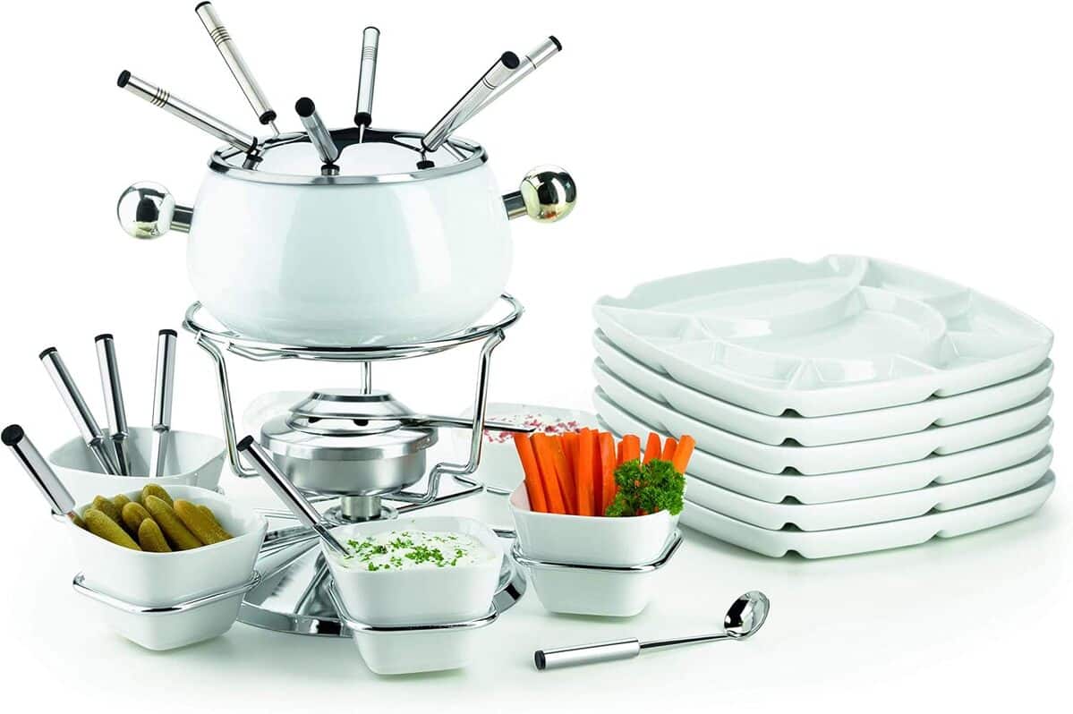 Test : mäser service à fondue 28 pièces complet