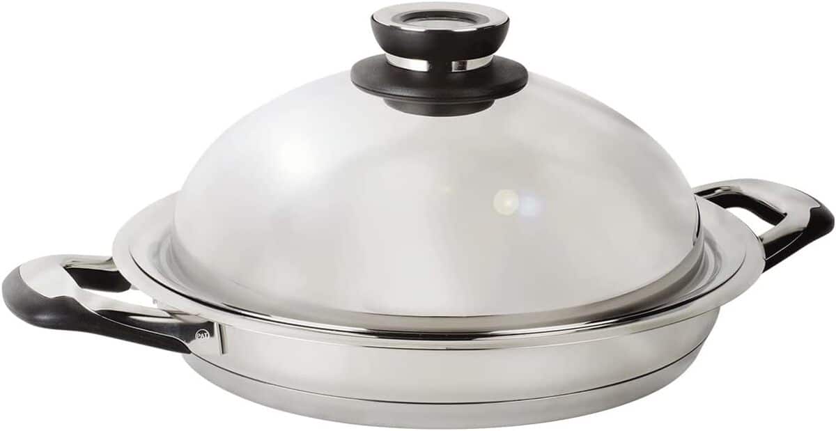 Test : poêle grill Ecovitam inox 28cm avec thermomètre