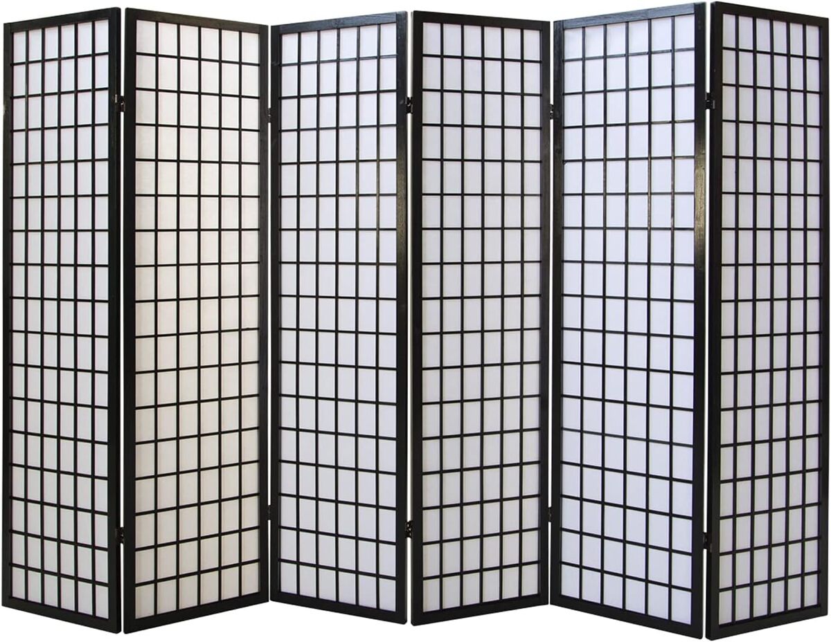 Test du diviseur de pièce pliant Homestyle4u : élégance en noir et blanc