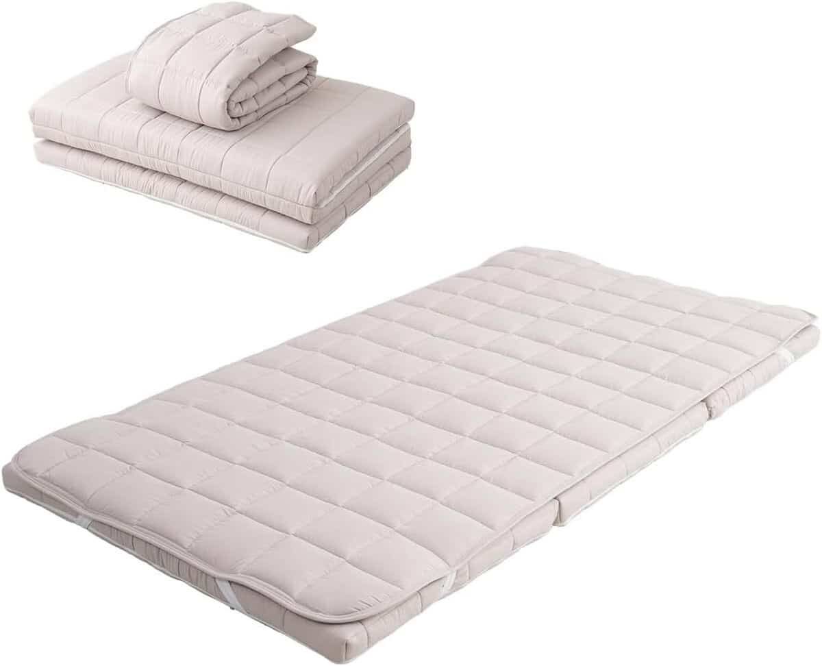 Test : matelas futon japonais à trois volets Emoor Machi