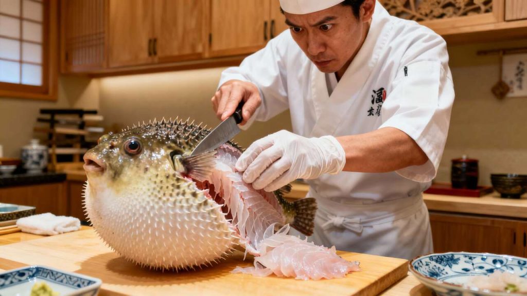 Le fugu : poisson mortel japonais