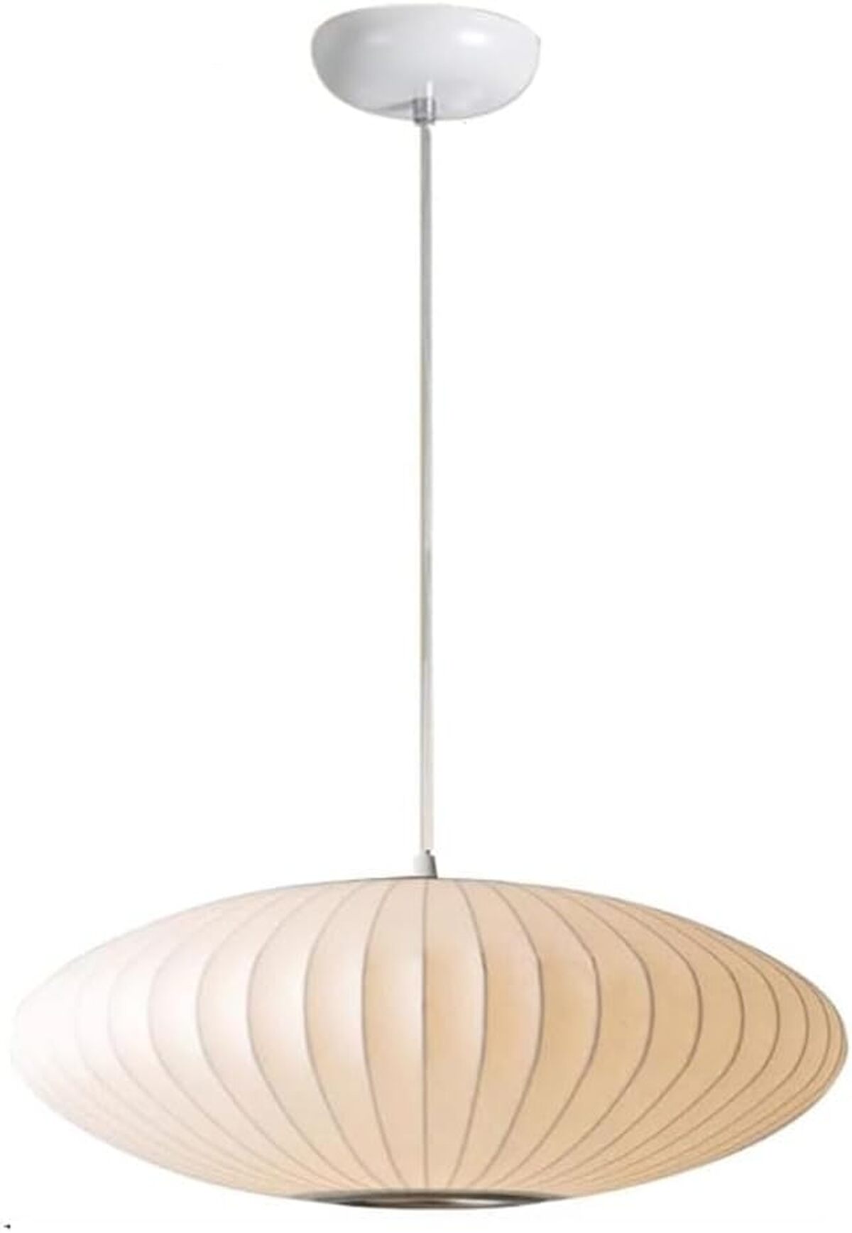 Avis sur la lampe suspendue japonaise Wylolik en soie artificielle