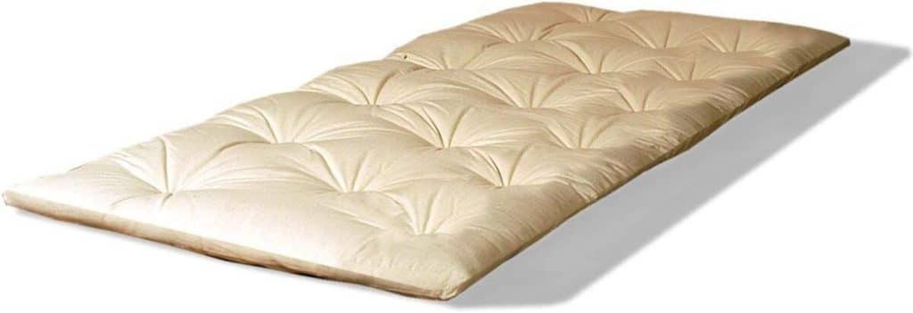 Test futon japonais Shiatsu : matelas pliable 90x200 cm