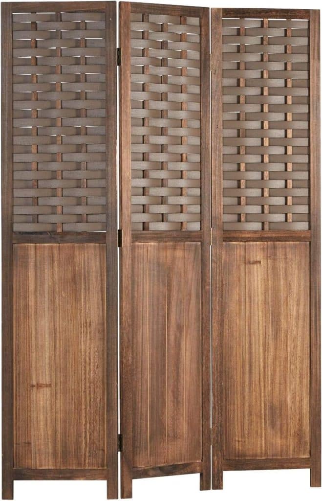 Test : paravent en bois Homestyle4u 2025, aspect rotin