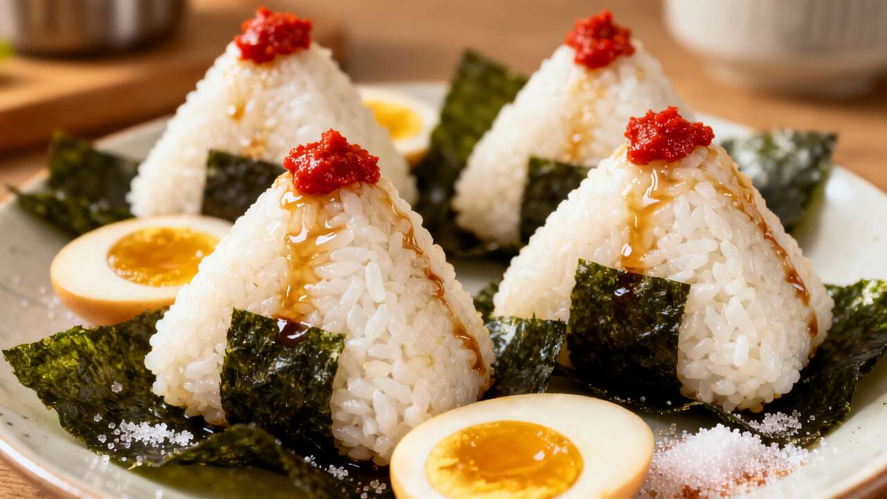 Recette d'onigiri aux œufs et miso : voyage culinaire japonais