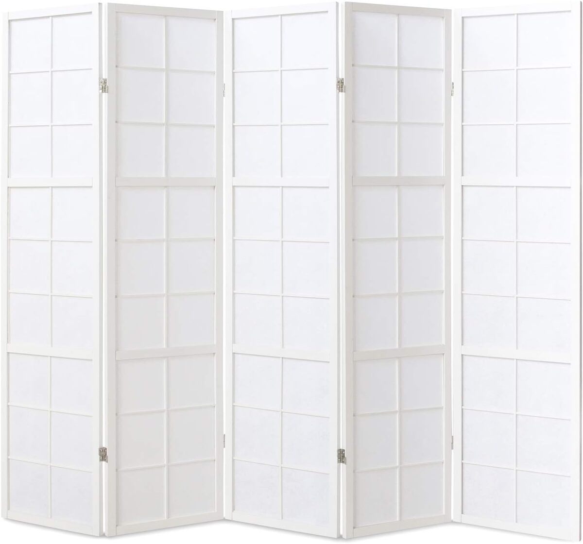 Test du paravent japonais Pegane 5 pans bois blanc