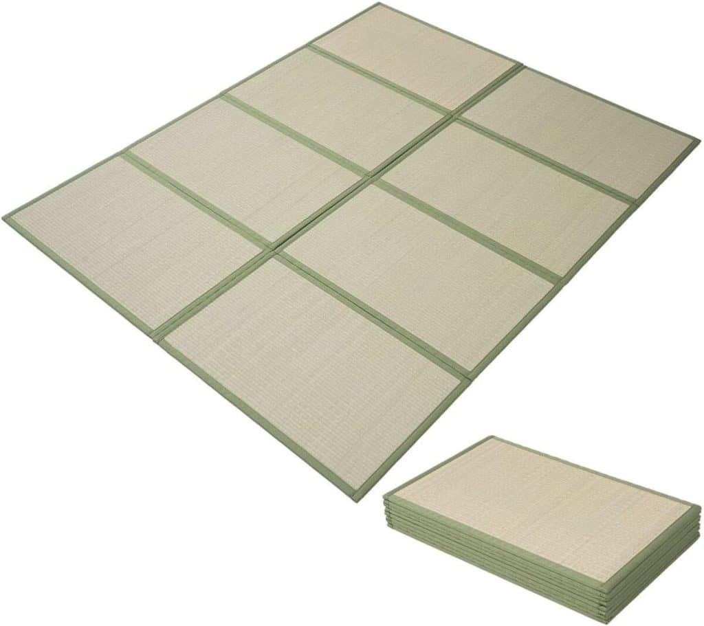 Test du matelas tatami japonais EMOOR 140x200 cm en jonc naturel