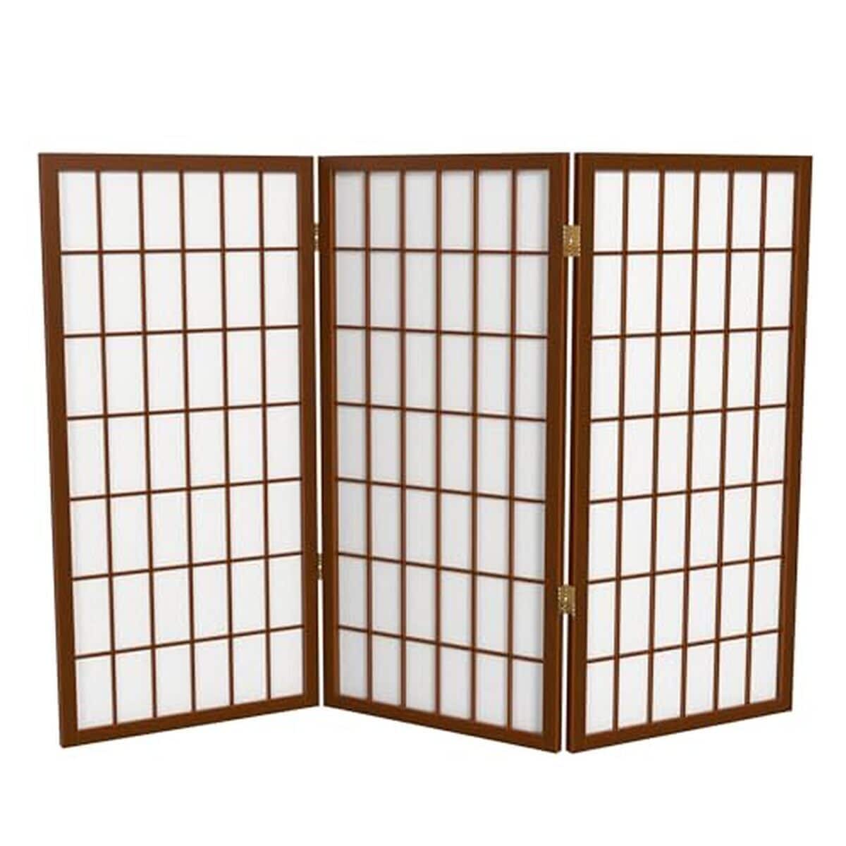 Test du paravent Shoji japonais 3 panneaux en noyer
