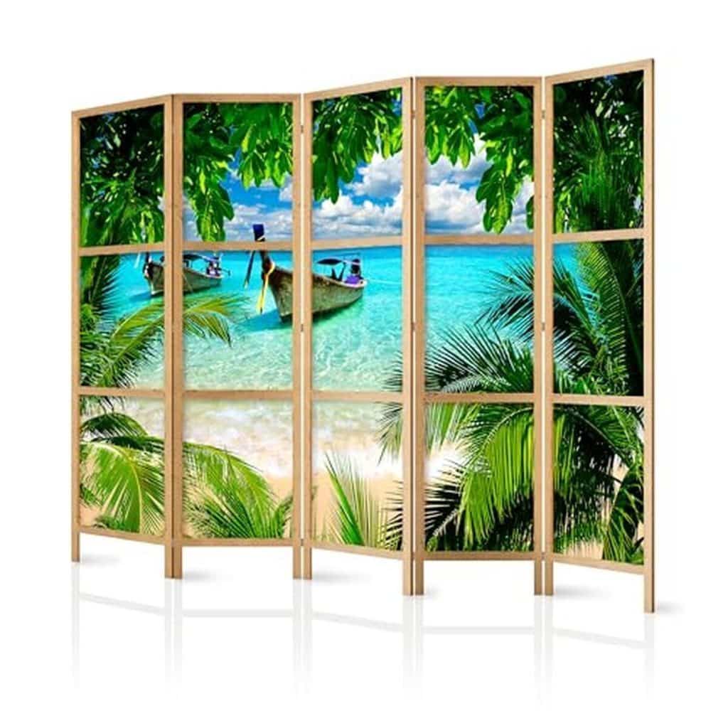 Test : paravent intérieur murando japonais exotique 225x172 cm