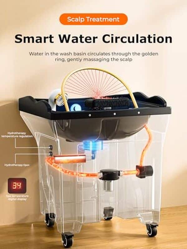 Découvrez notre test de l'évier spa cascade Head Spa, avec réservoir XL et douche noire pour une expérience de spa à la maison.