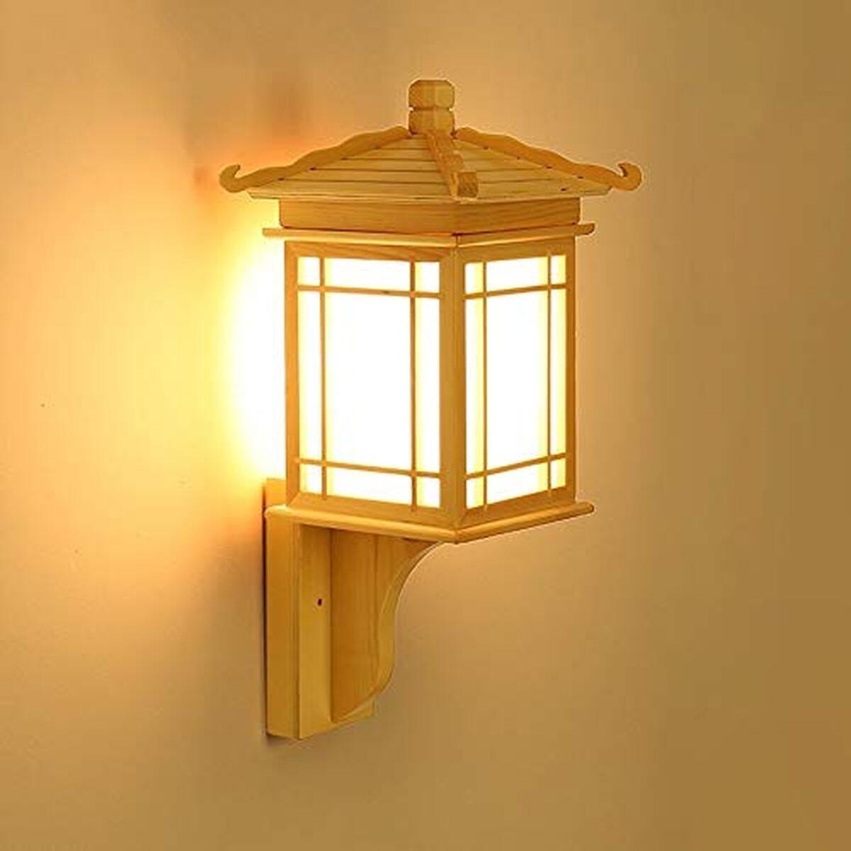 Test de la lampe YFMYY en bois : applique murale LED élégante