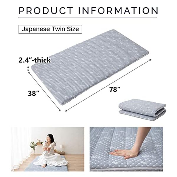 Découvrez notre test du matelas futon hybride EMOOR 97x195 cm pliable : une solution innovante pour un sommeil de qualité alliant confort et gain de place dans votre chambre