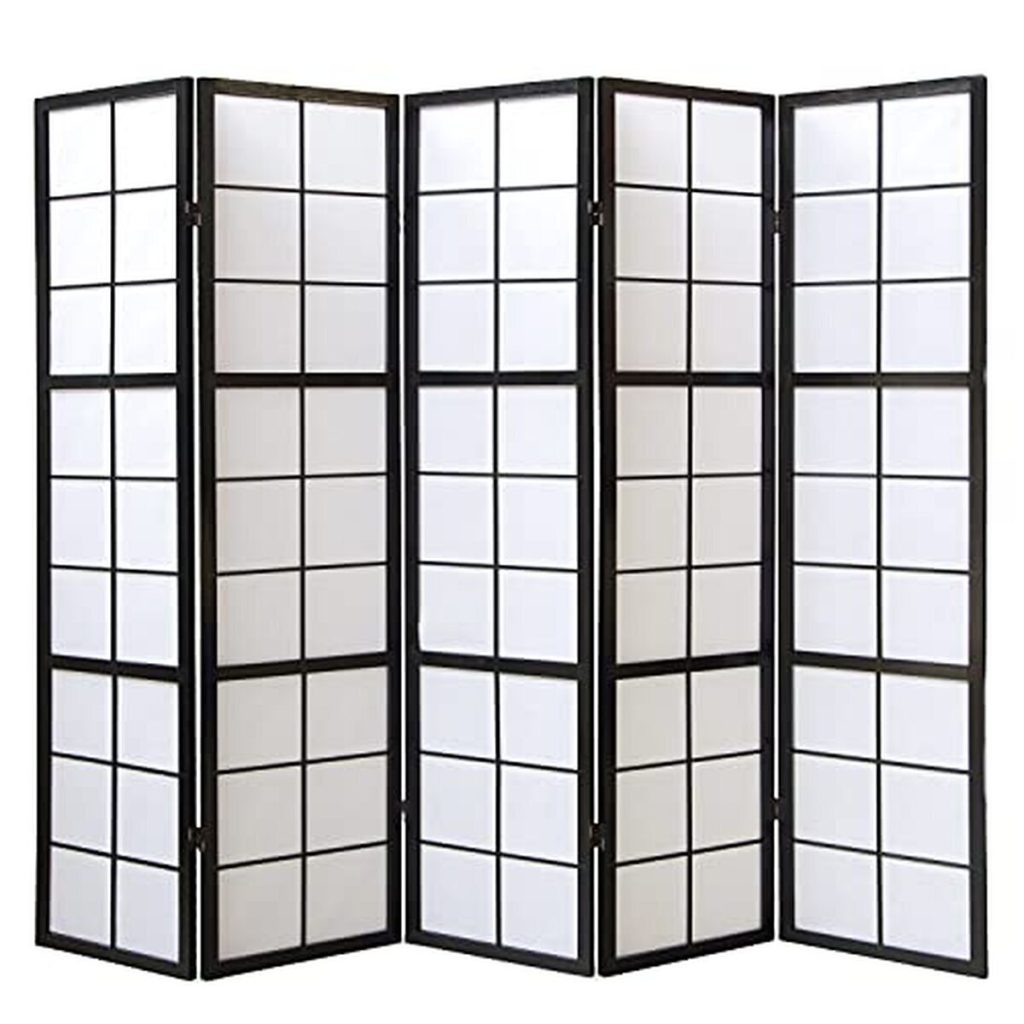 Test du paravent Homestyle4u Shoji pliable en bois noir