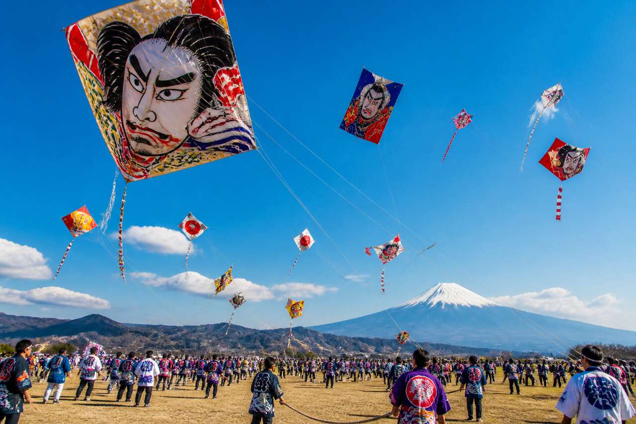 Festival Hamamatsu Takoage Gassen : la bataille de cerfs-volants de Shizuoka