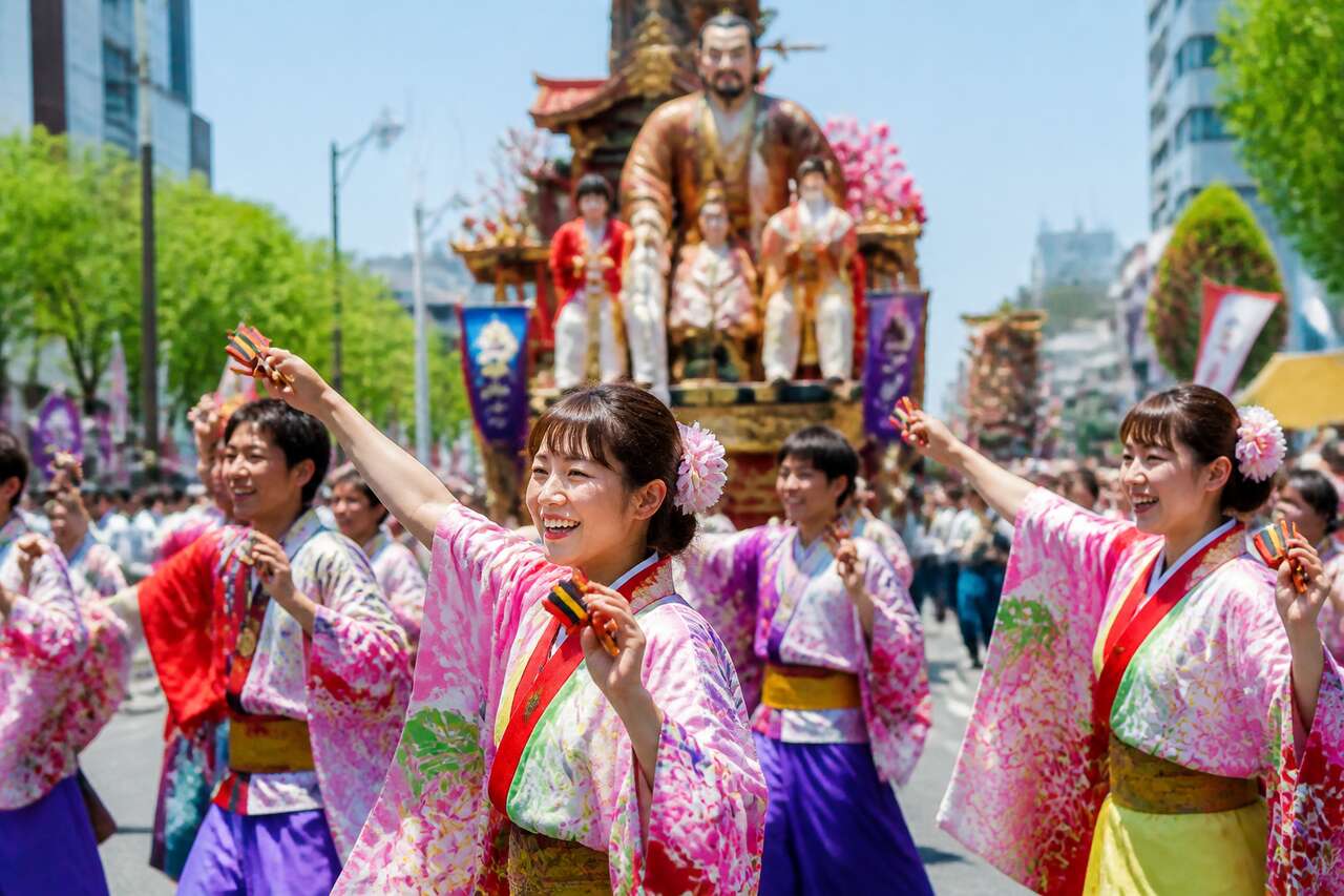 Festival Dontaku de Fukuoka : le plus grand festival du japon