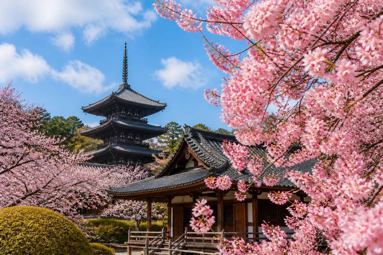 Ninna-ji à Kyoto : le temple incontournable pour le hanami