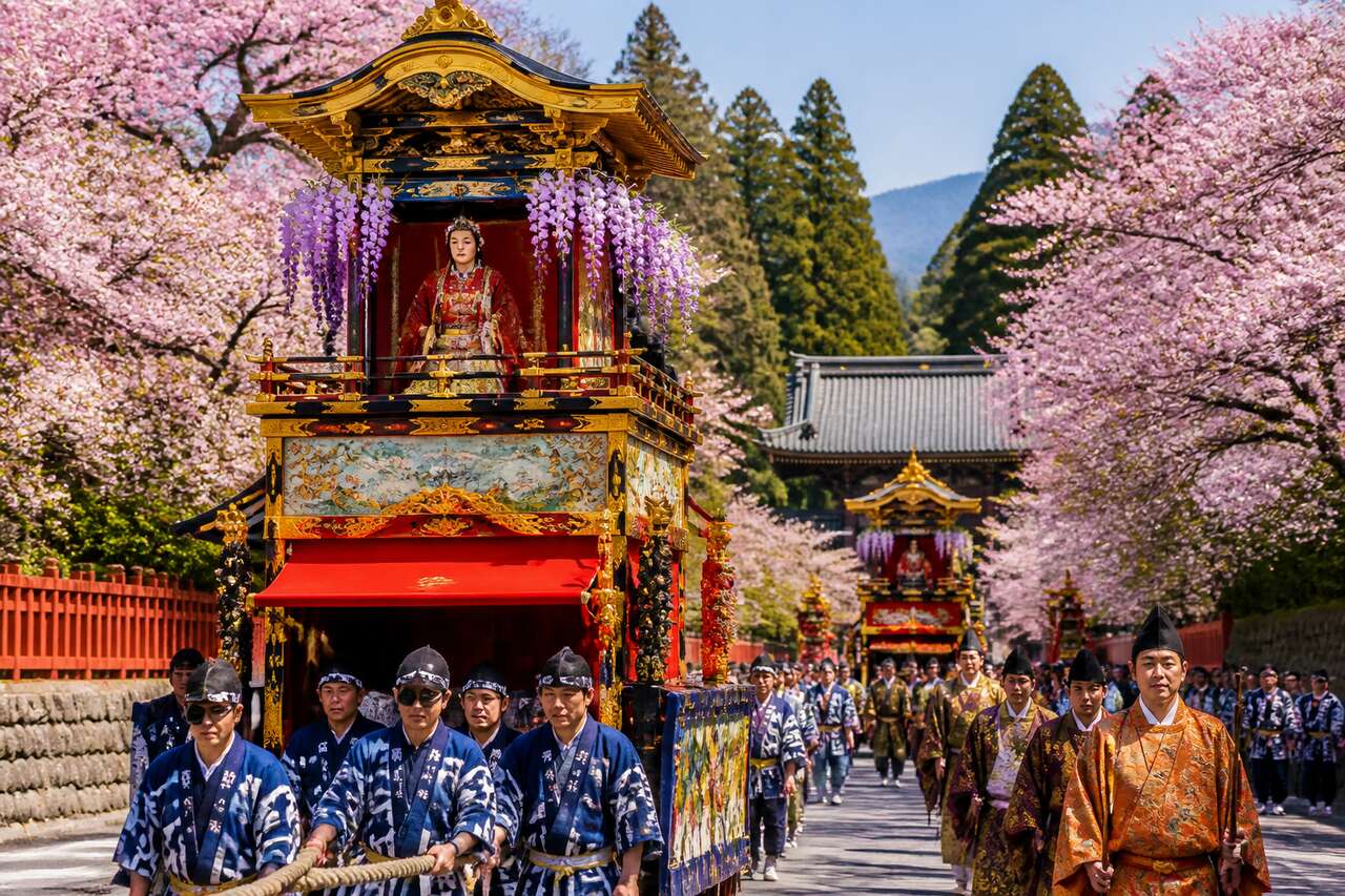 Le festival Yayoi de Nikko