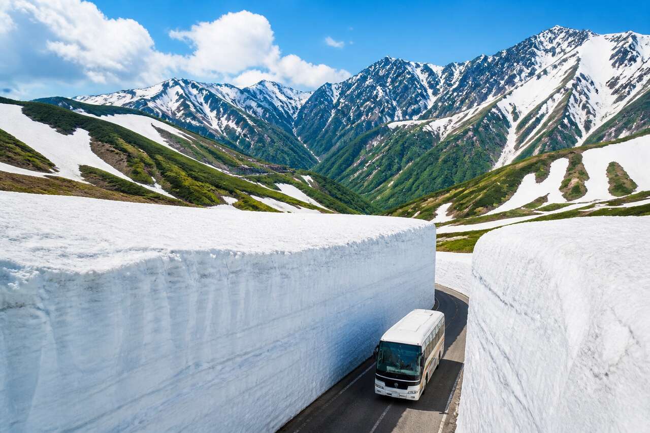 Route alpine Tateyama Kurobe : traversée des alpes japonaises