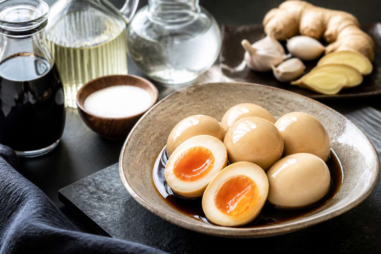 Recette d'œufs marinés au soja à la japonaise