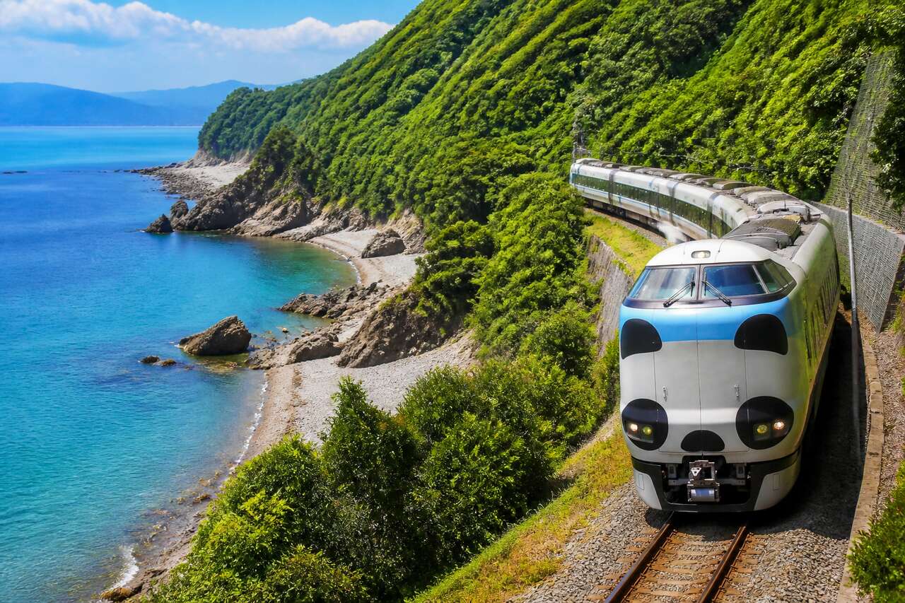 Le train Panda Kuroshio : une aventure familiale à Kumano