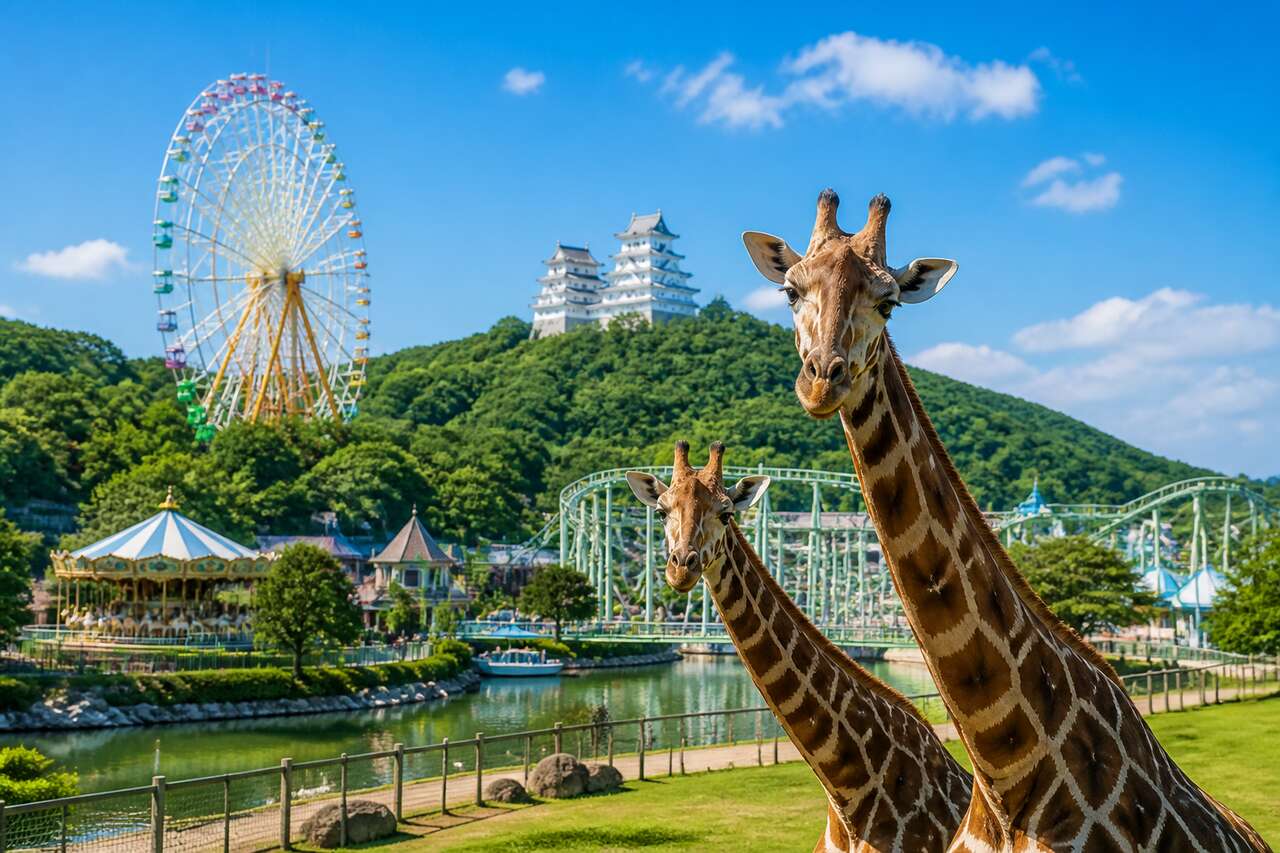 Himeji Central Park : le parc d'attractions et zoo à découvrir en famille