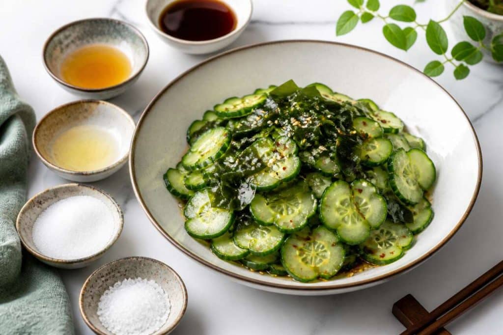 Recette de salade de concombre à la japonaise