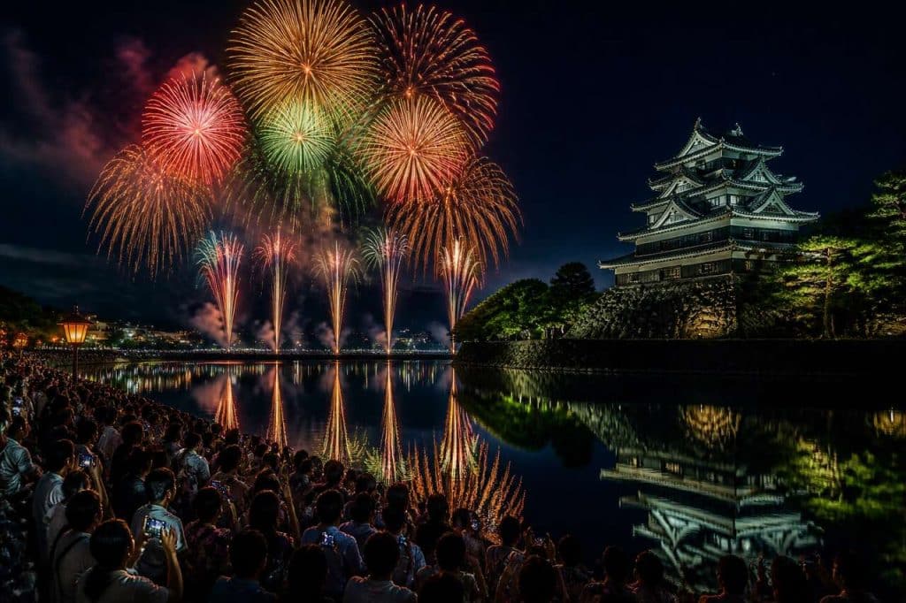 Feu d'artifice Suigosai à Matsue : un spectacle incontournable