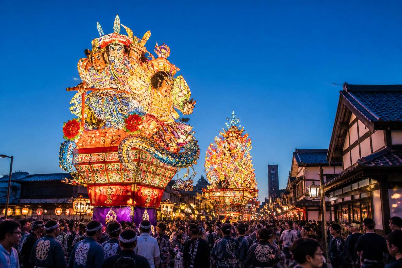 Festival Tachineputa de Goshogawara : le géant du matsuri d'Aomori