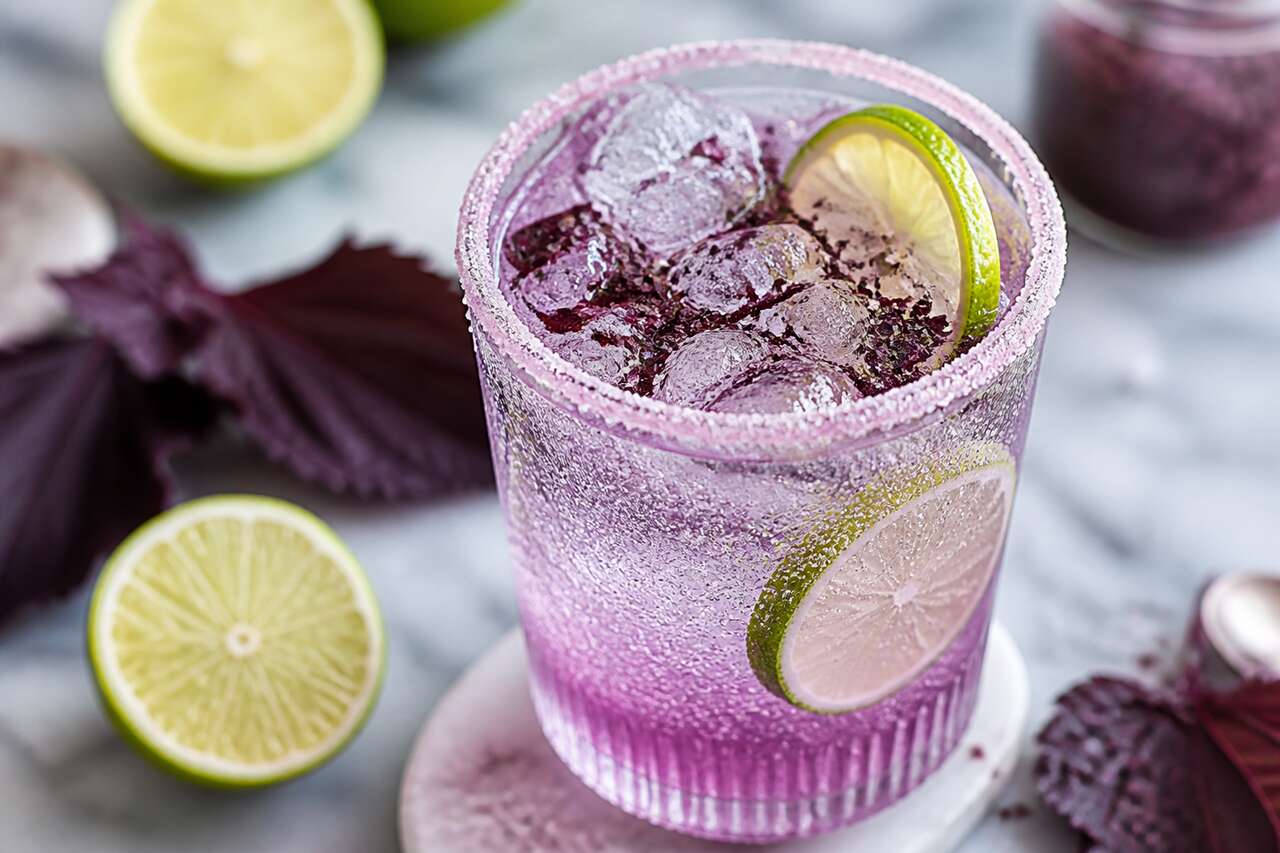 Recette du mocktail shiso sparkle : un cocktail sans alcool rafraîchissant