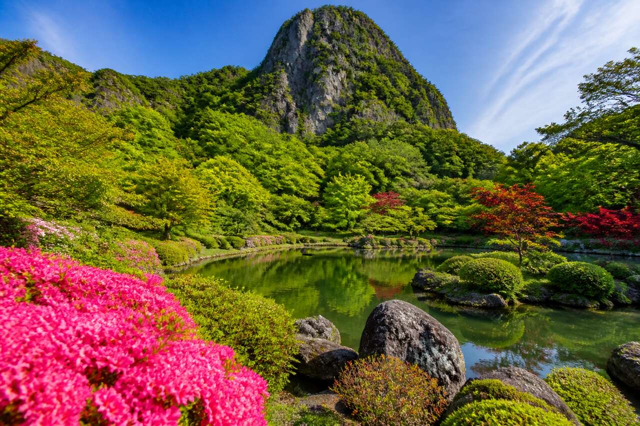 Mifuneyama Rakuen : le jardin spectaculaire de Takeo à Fukuoka