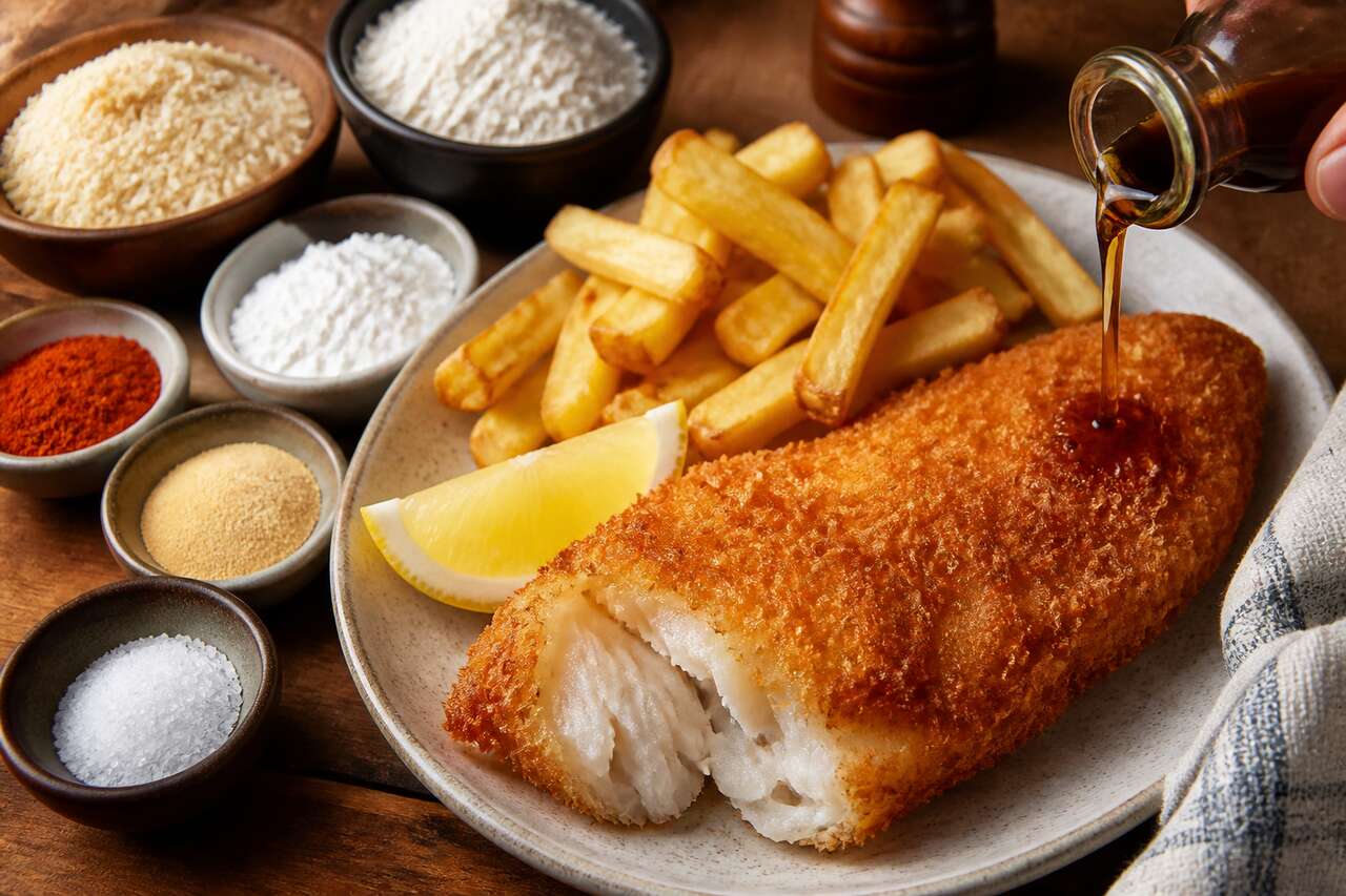 Recette de fish and chips croustillant au panko
