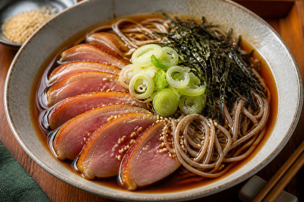 Recette de kamo soba : le délicieux soba au canard japonais