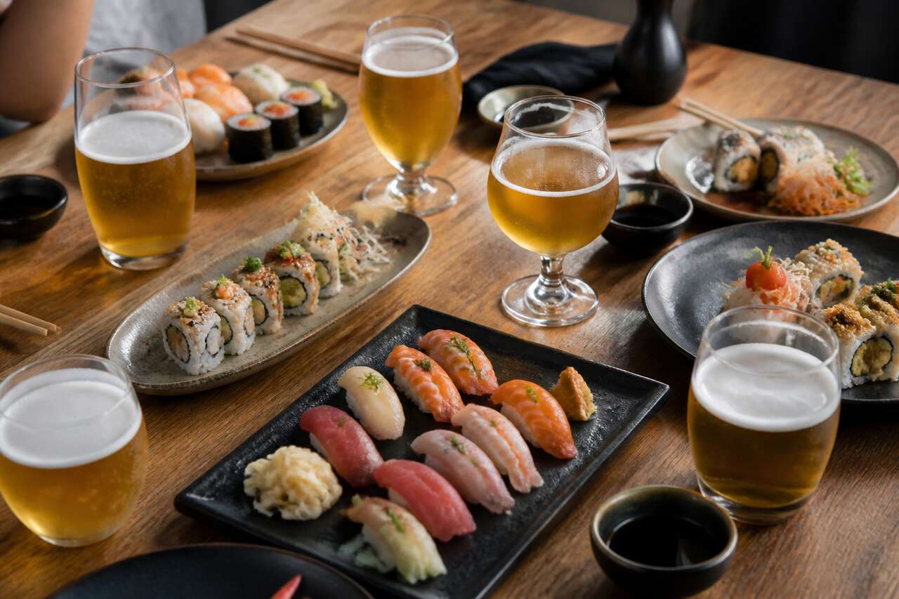 Les meilleurs styles de bi&egrave;res avec les sushis: le top des valeurs s&ucirc;res