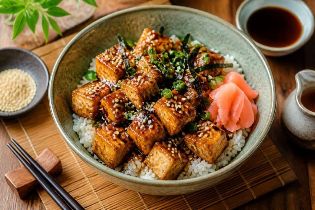 Recette de buddha bowl au tofu à la japonaise